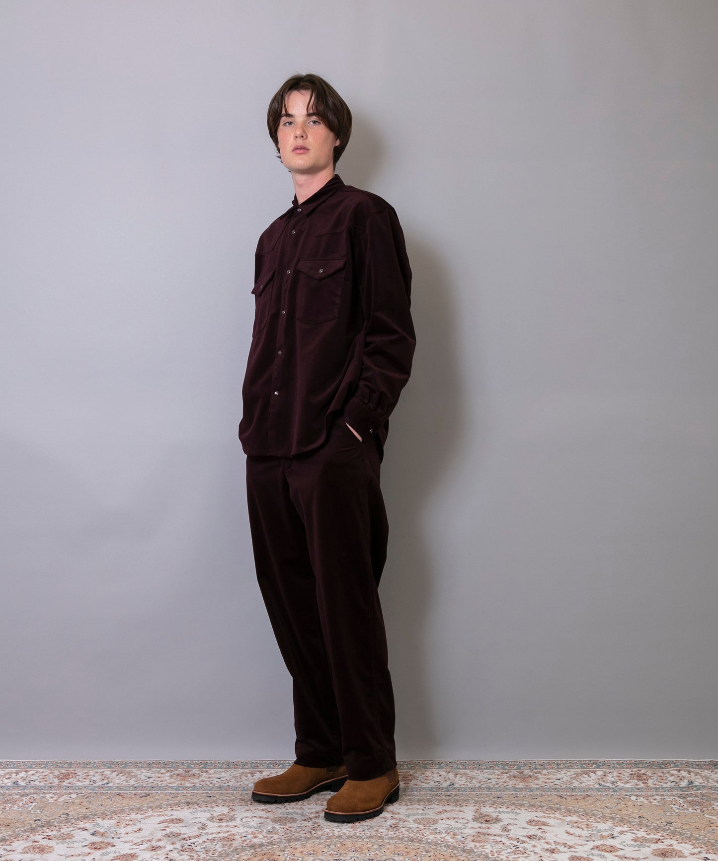 C/C 12W Corduroy Western shirt