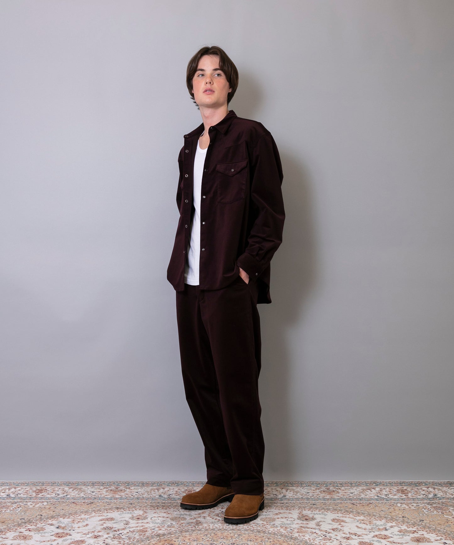 C/C 12W Corduroy Western shirt