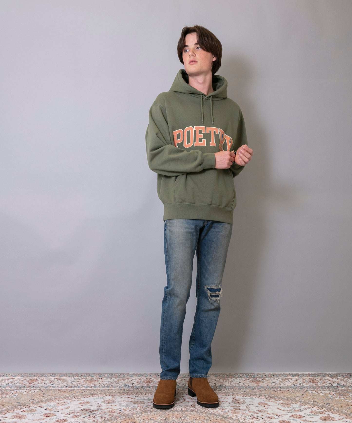 Zip Hooded Sweatshirt (Poetry)