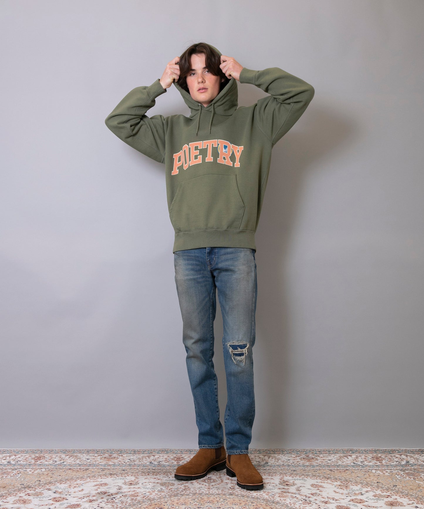 Zip Hooded Sweatshirt (Poetry)