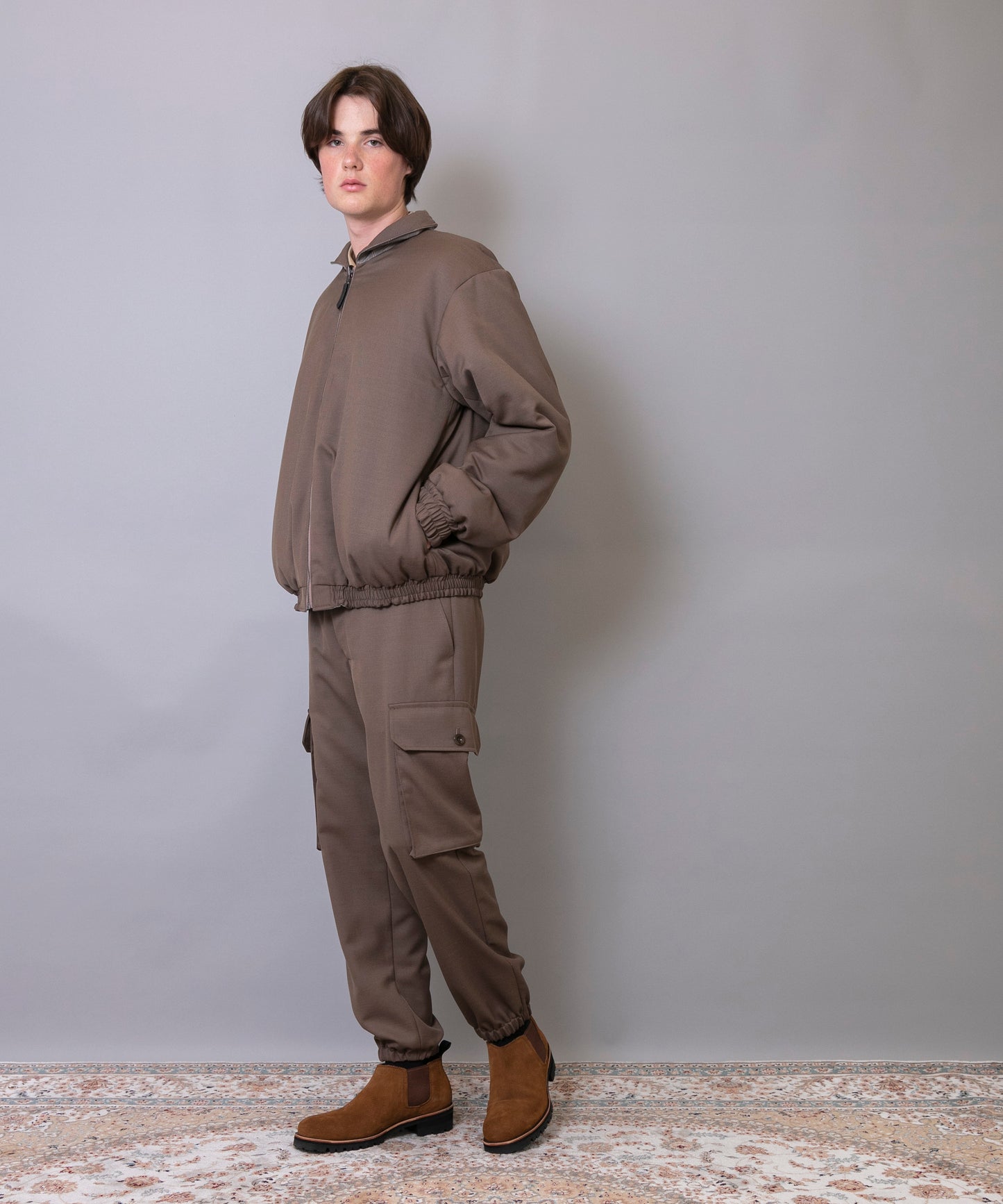 C/C Reversible Kersey Military Blouson