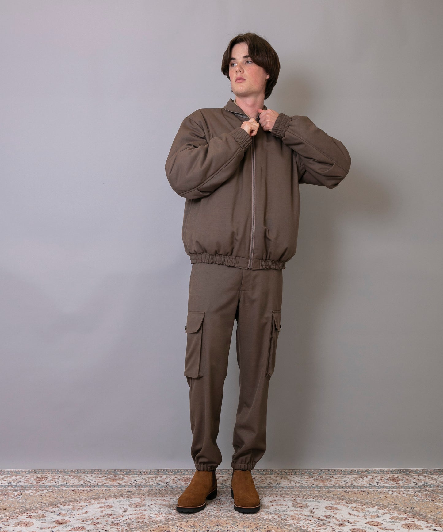 C/C Reversible Kersey Military Blouson