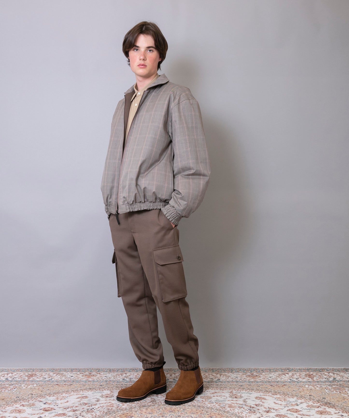 C/C Reversible Kersey Military Blouson