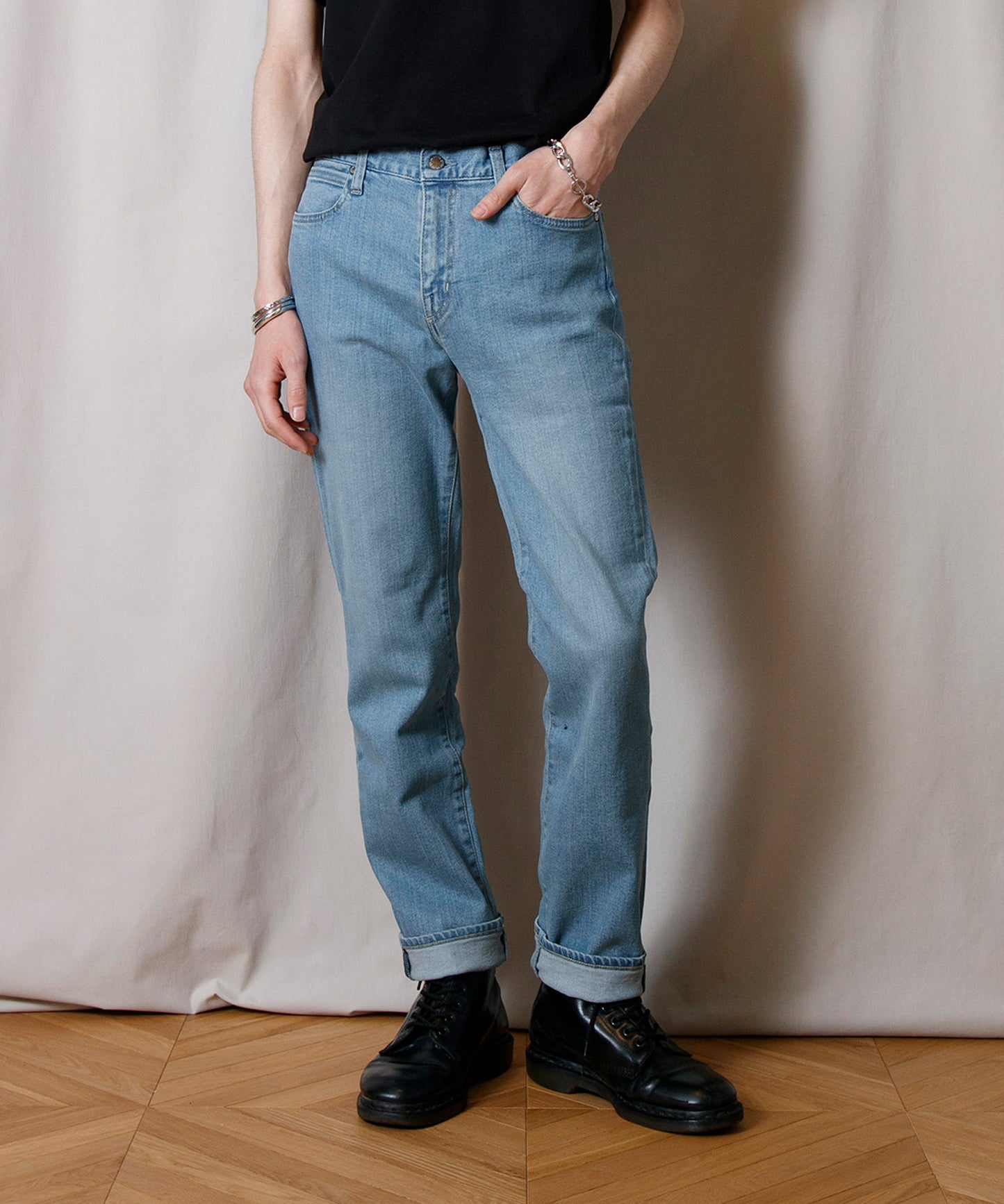 E Denim Straight ”Charles”
