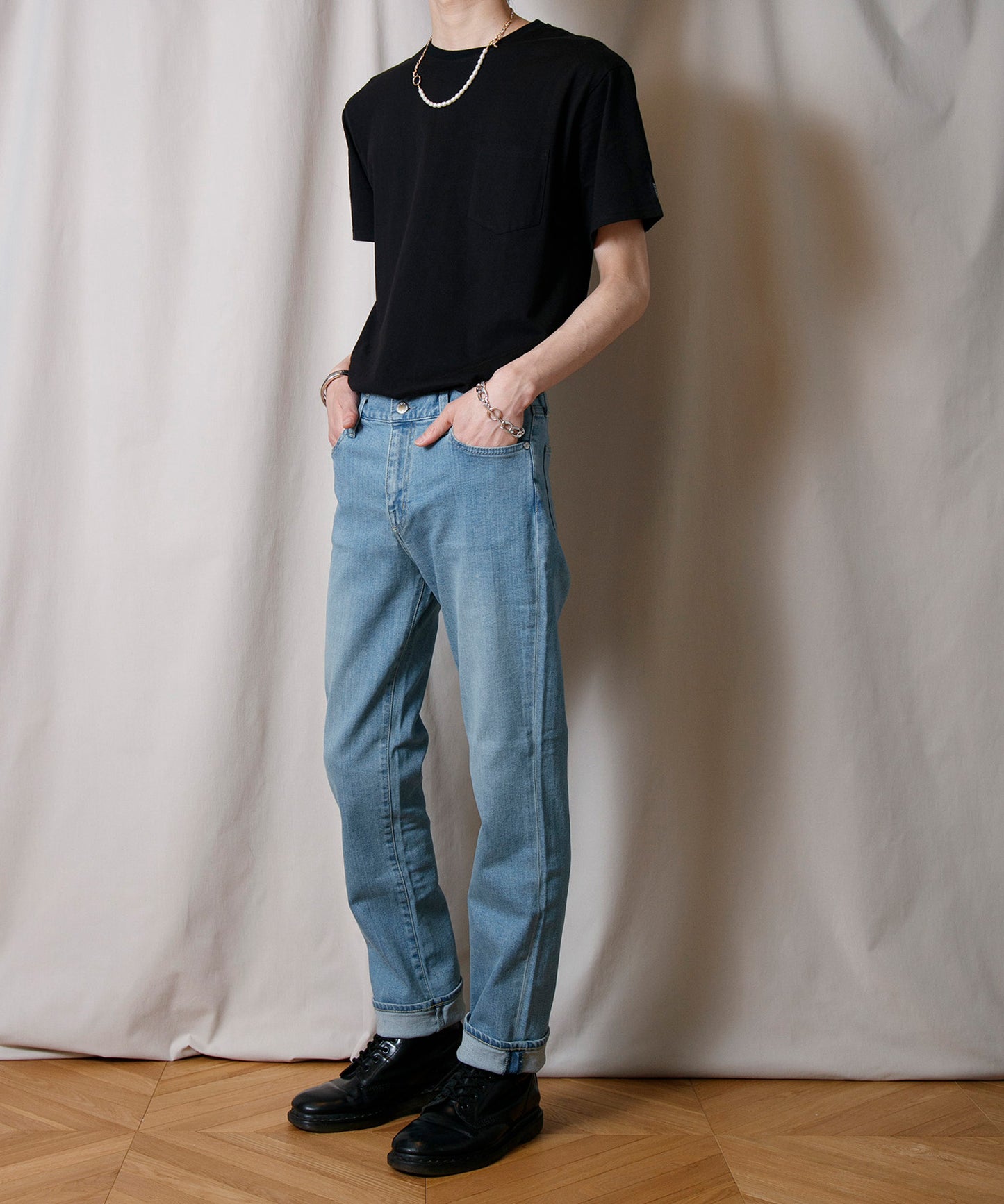 E Denim Straight ”Charles”
