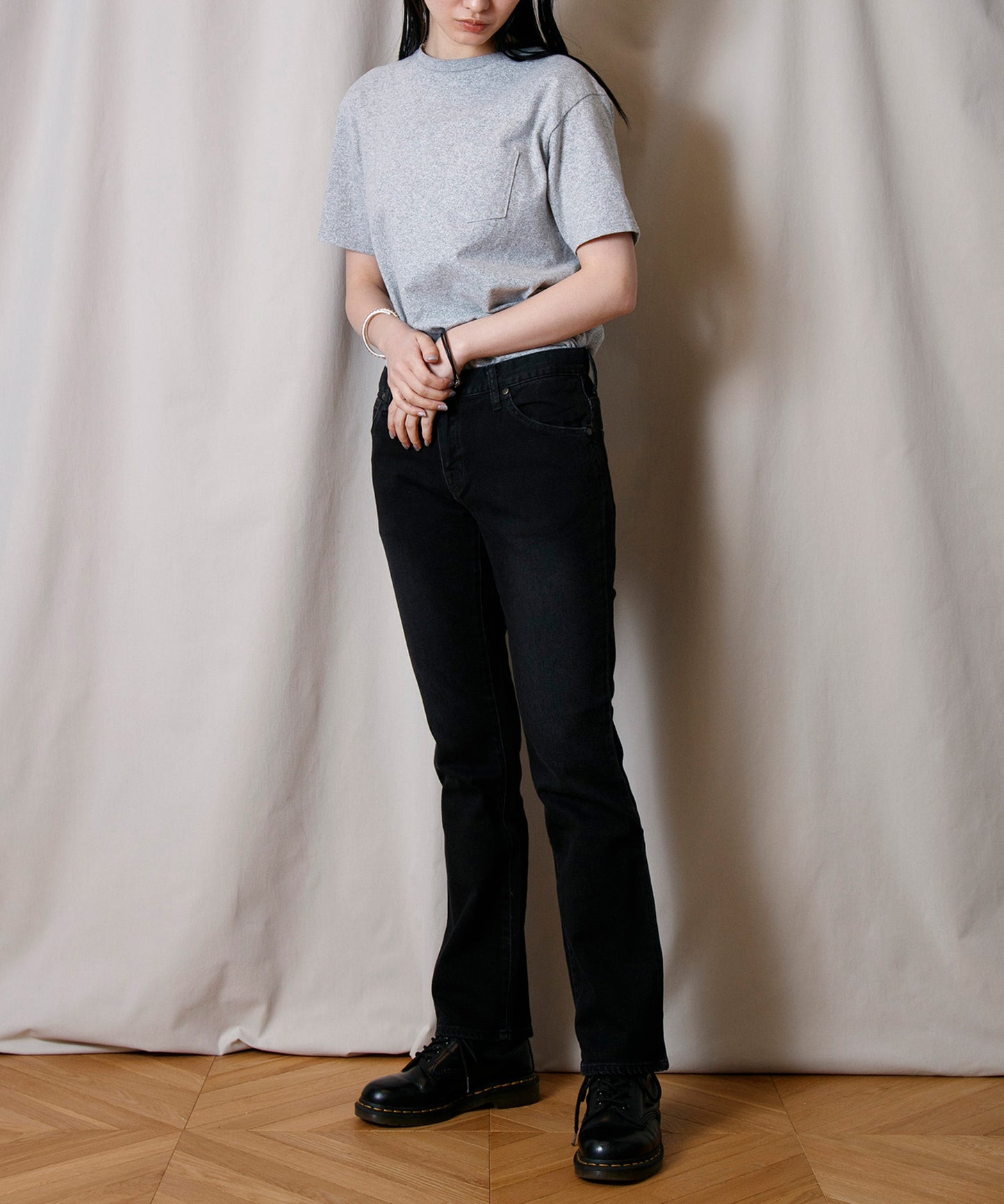 E Denim Shoe Cut "Allen"