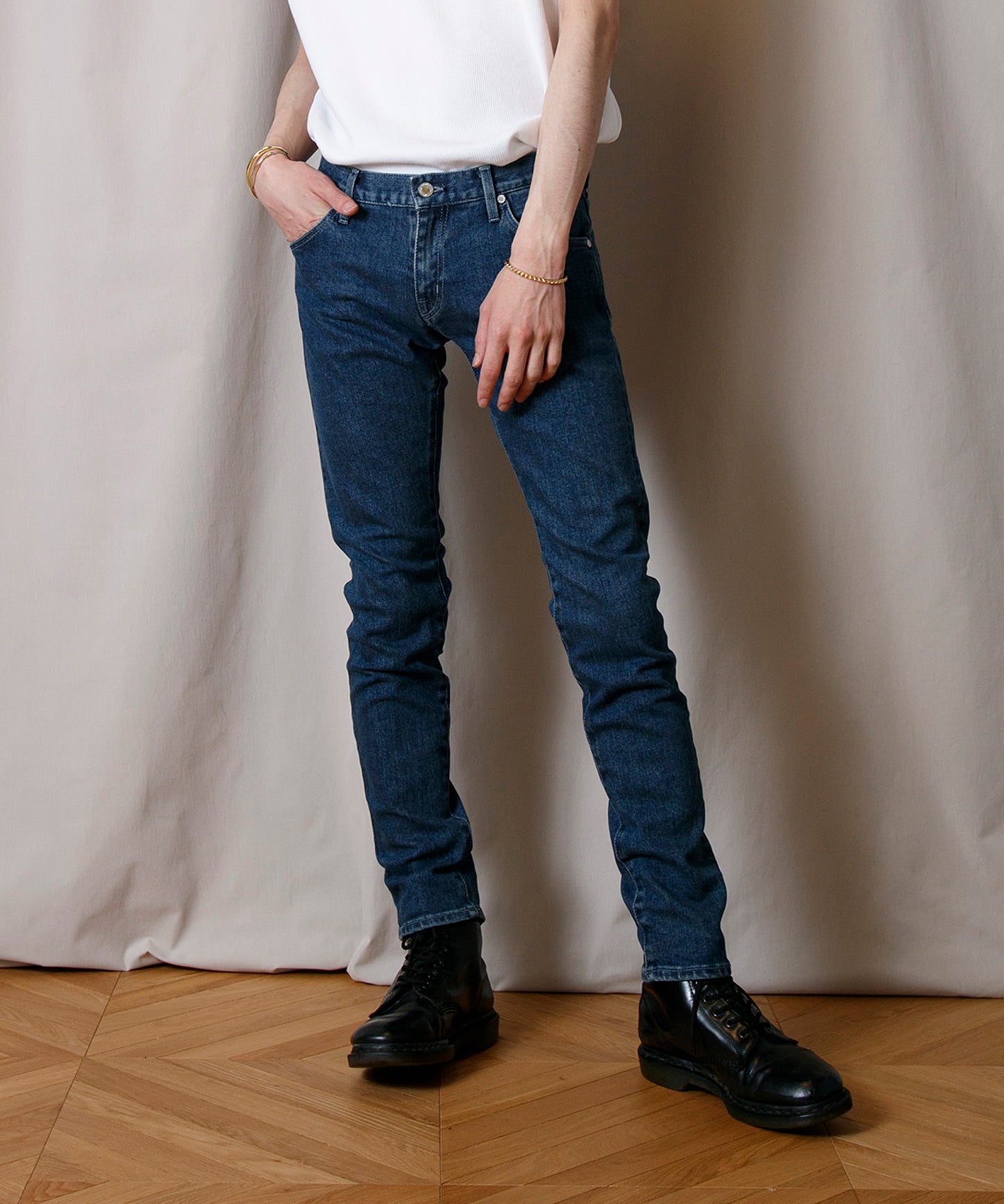Organic Denim Washed Tapered ”Jack”