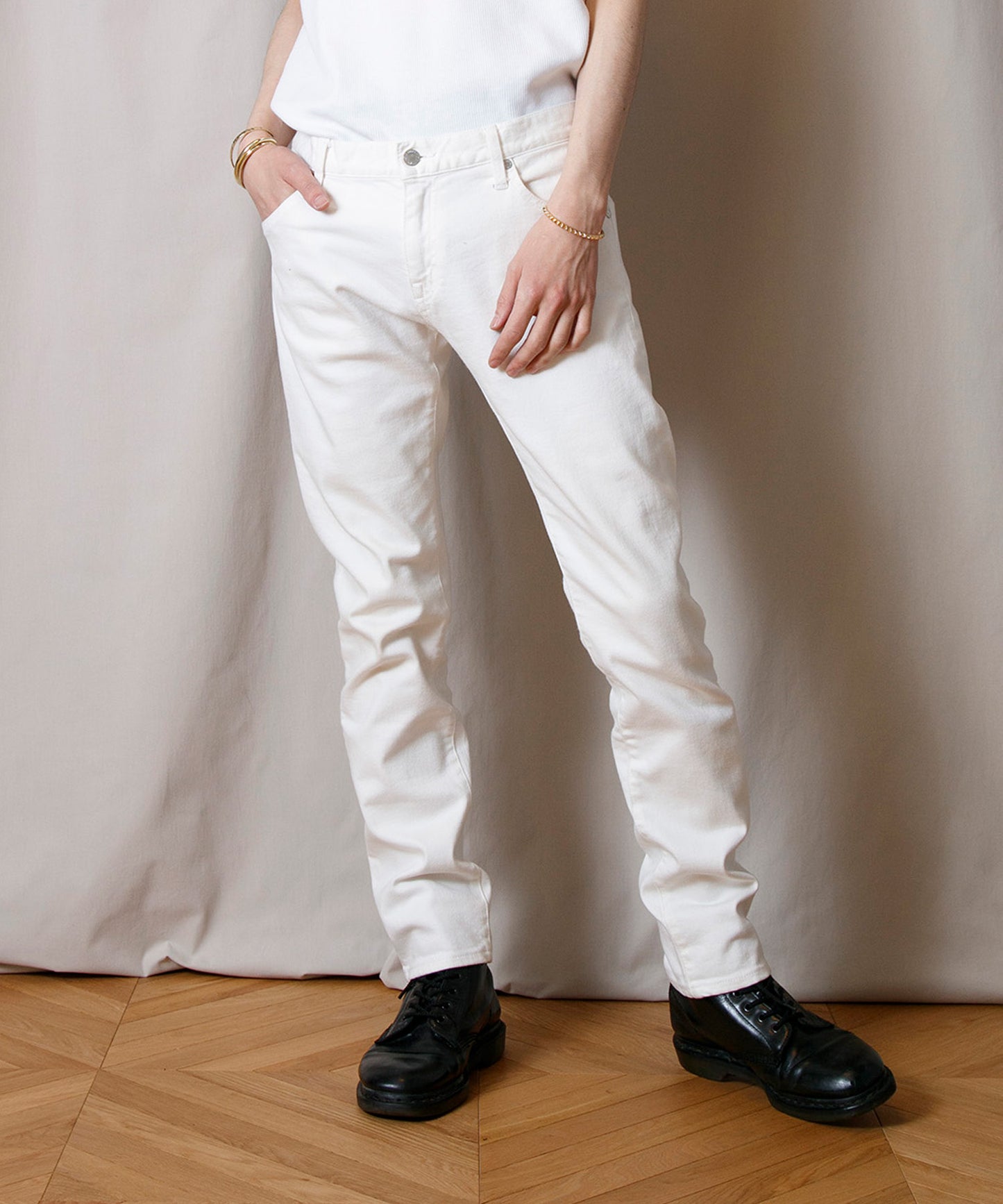 Organic Denim Washed Tapered ”Jack”