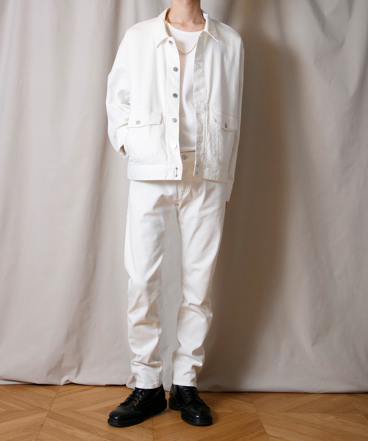 Organic Denim Washed Tapered ”Jack”