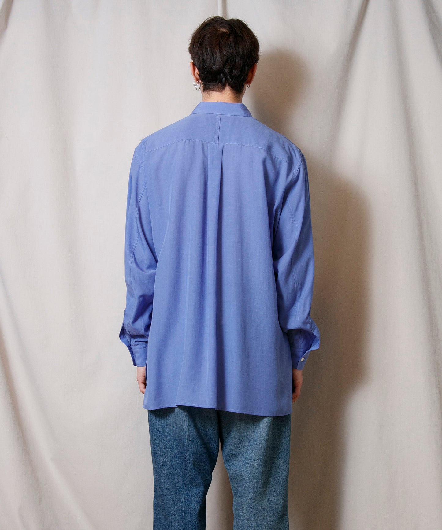 Lyocell Square Hem Shirt