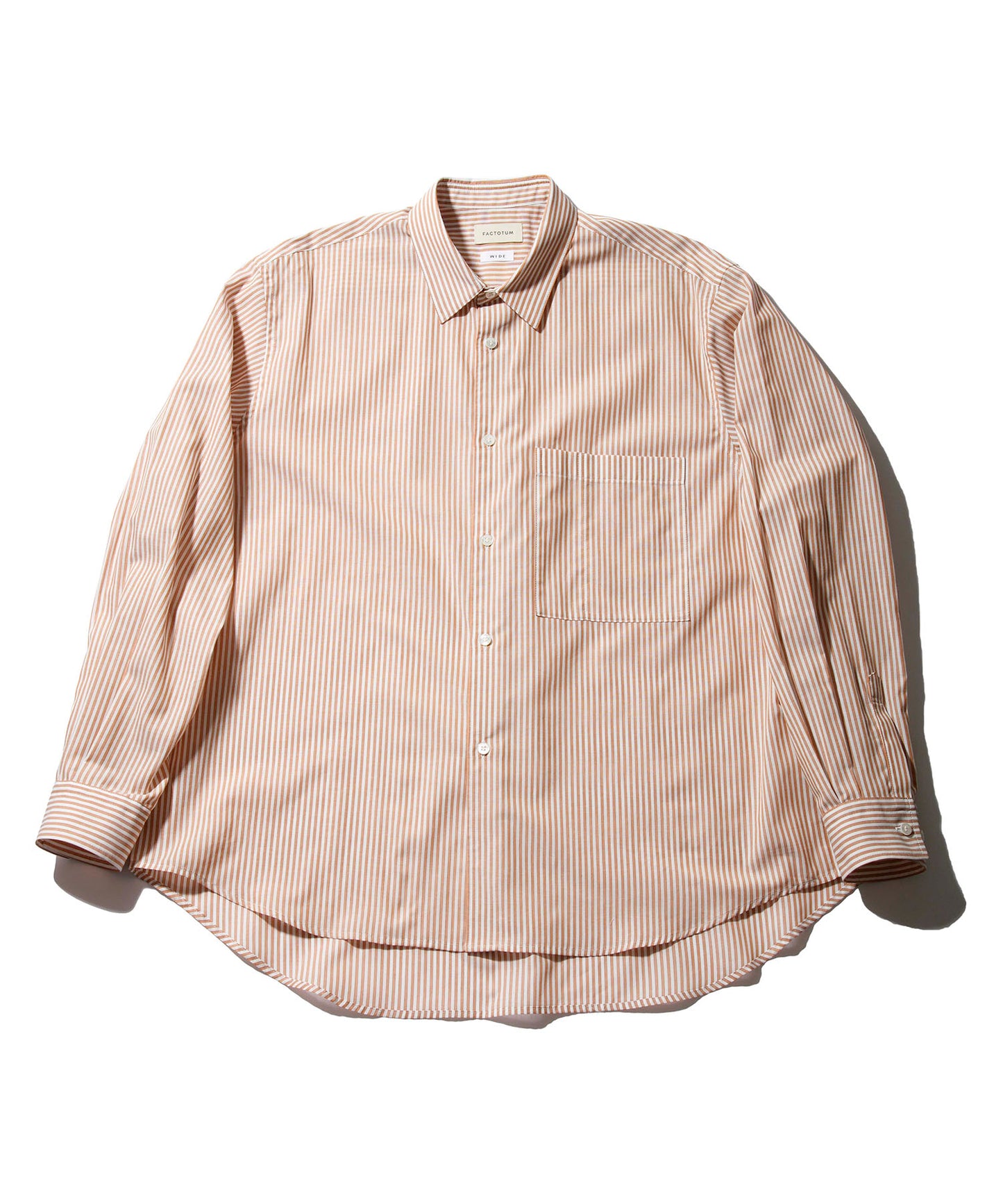 Voil Cotton Round Hem Shirt