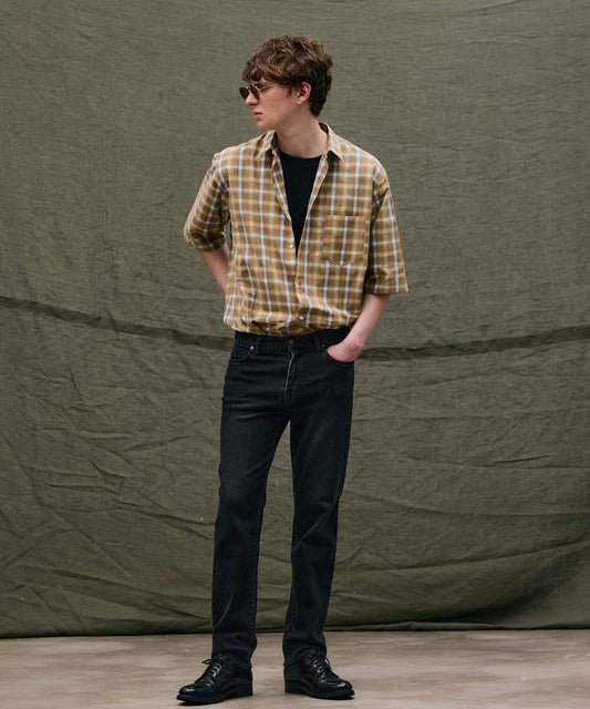 ＜予約：5月中納期＞Check Wide Short Sleeve Shirt