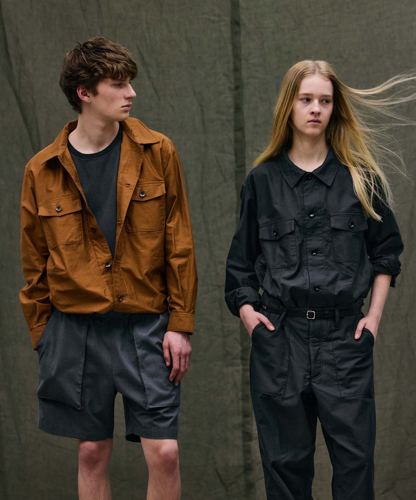 ＜予約：4月末納期＞Back Sateen Utility Shirt