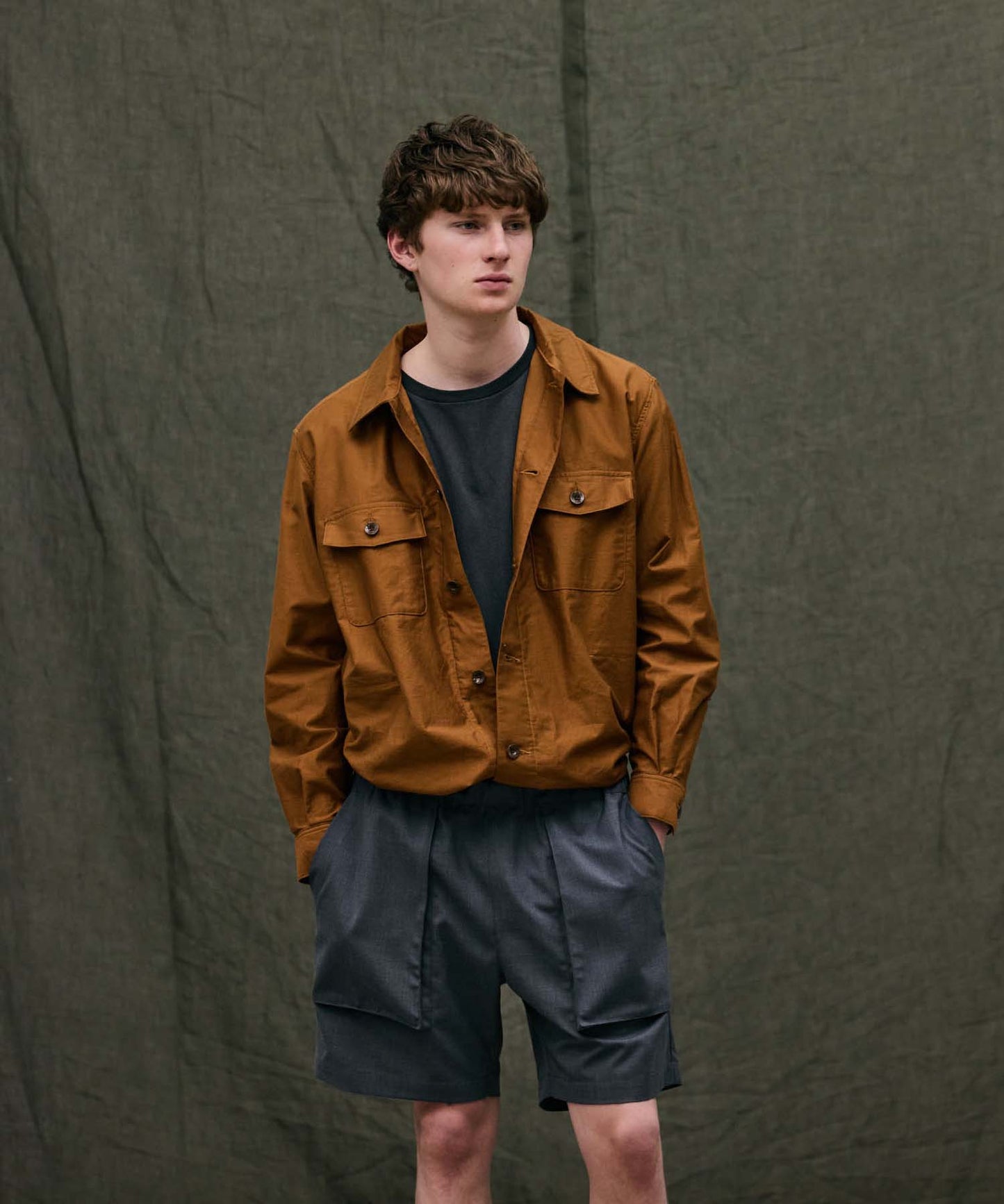 ＜予約：4月末納期＞Back Sateen Utility Shirt