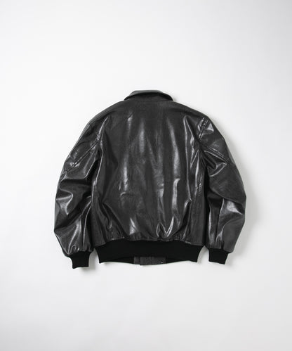 Natural Leather Flight Jacket