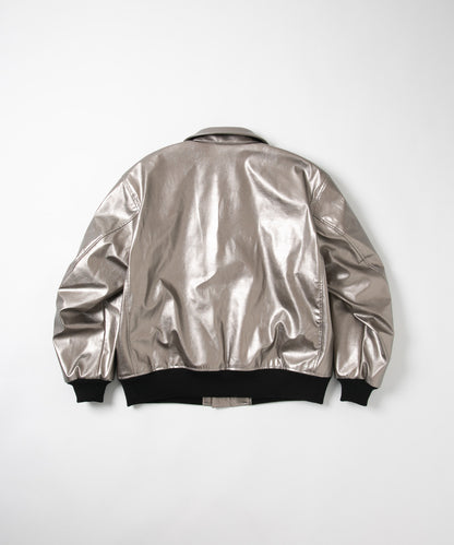 Natural Leather Flight Jacket