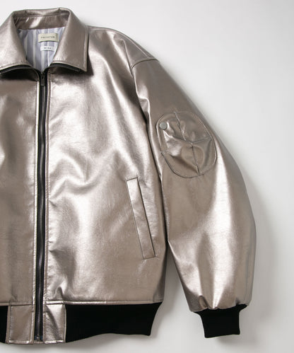 Natural Leather Flight Jacket