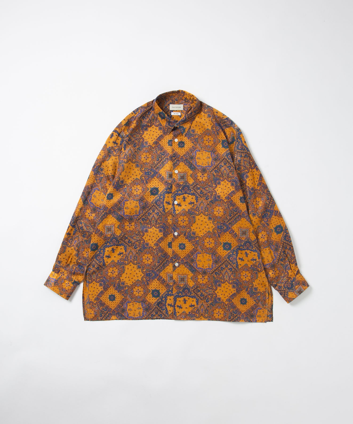 Printed JAQ Square Hem Shirt – FACTOTUM