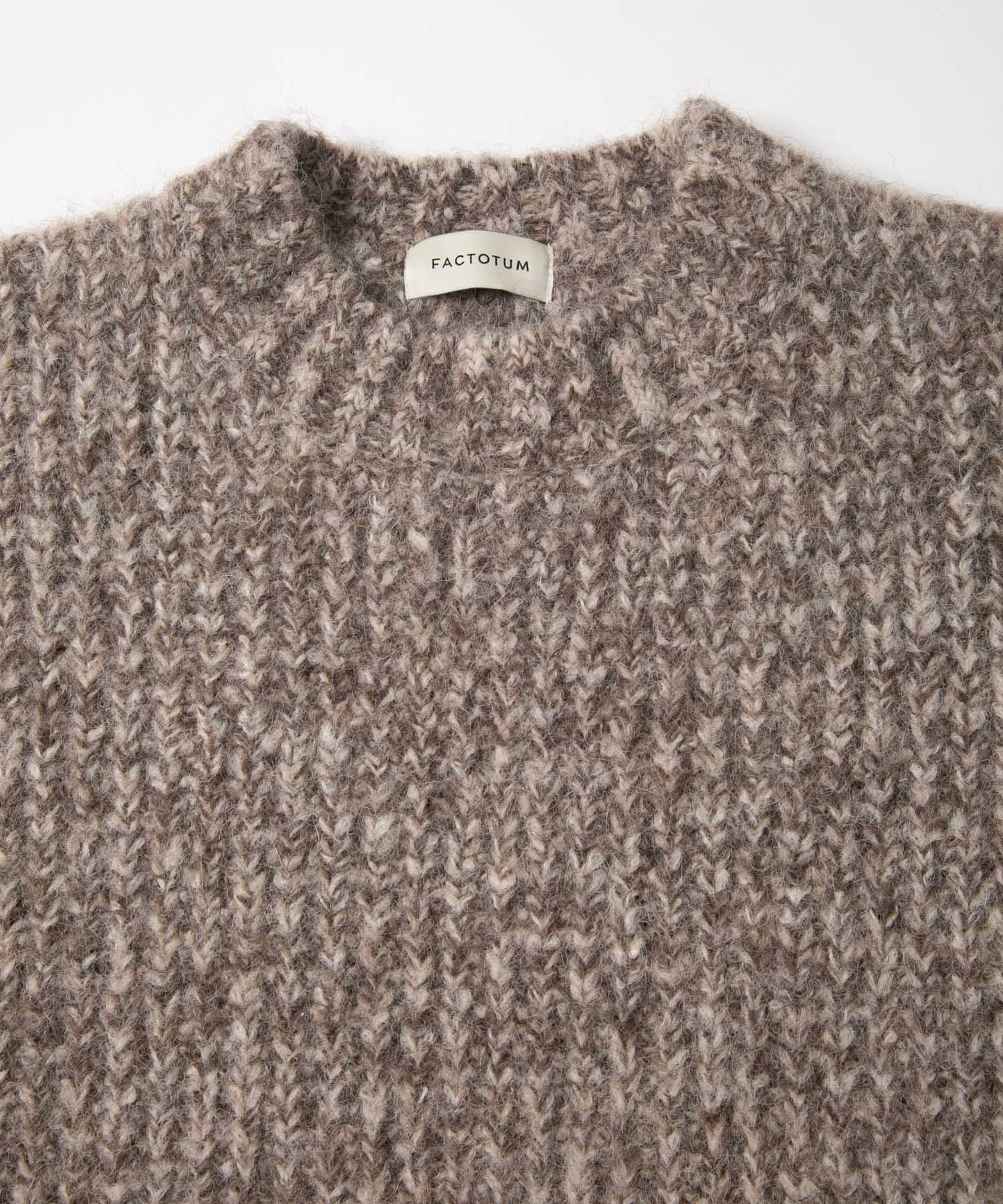 3G Seed Stitch Crew Knit