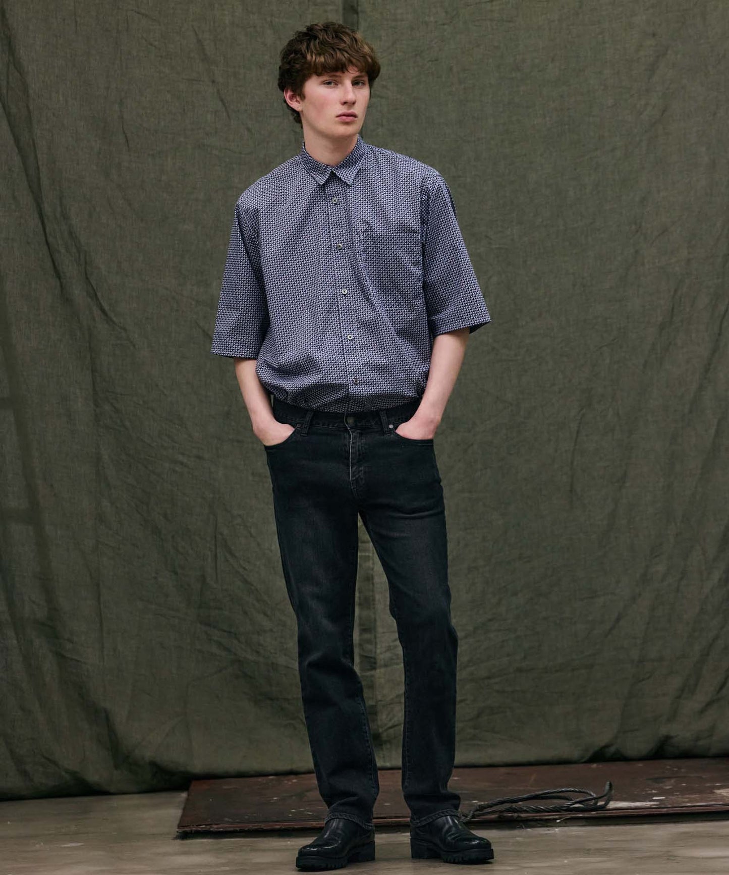 Dot pattern Utility Shirt