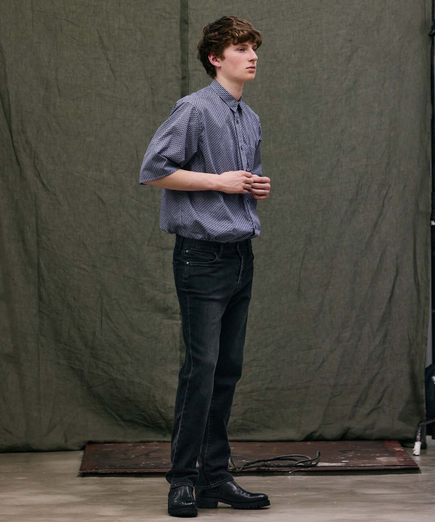 Dot pattern Utility Shirt
