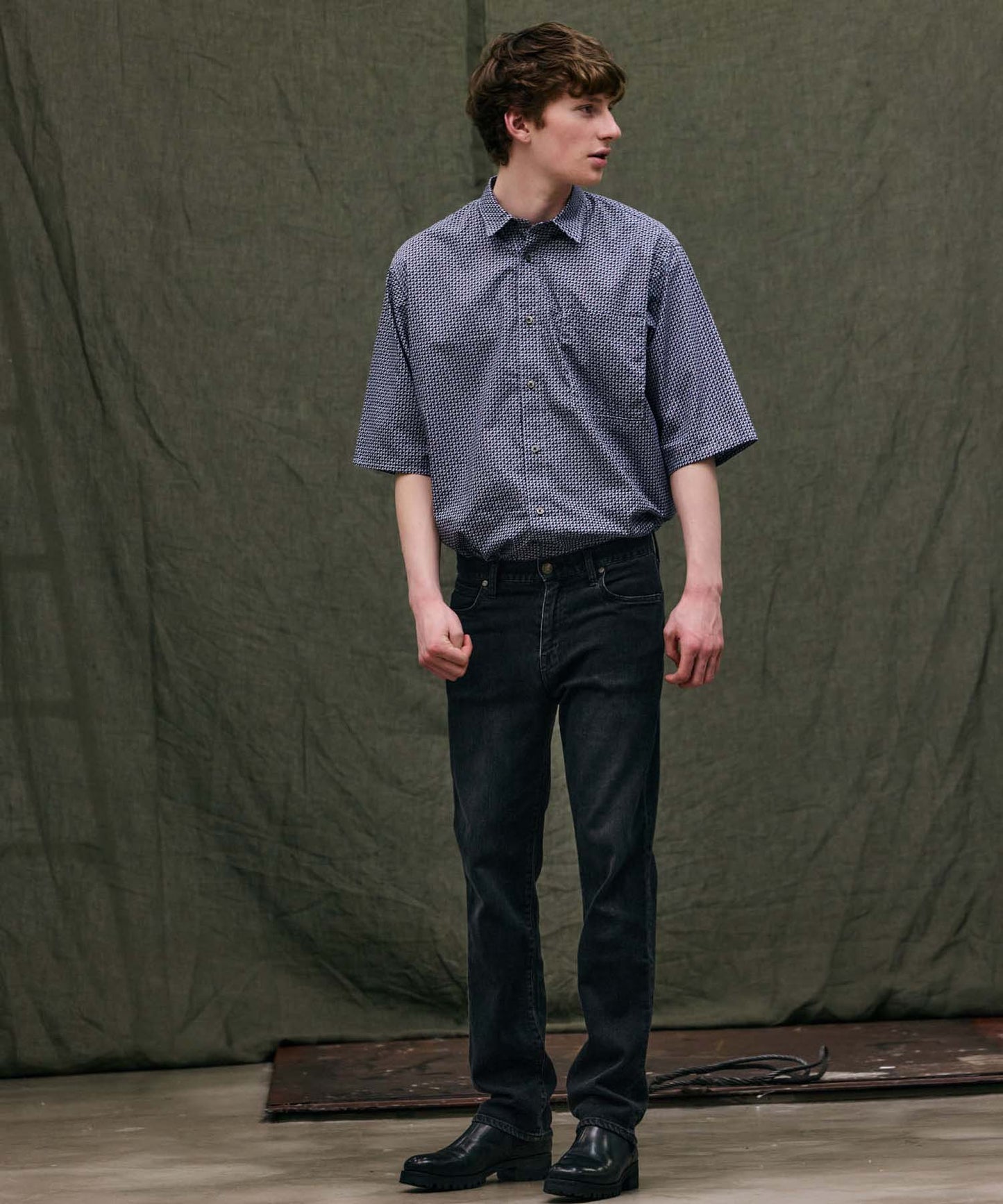 Dot pattern Utility Shirt
