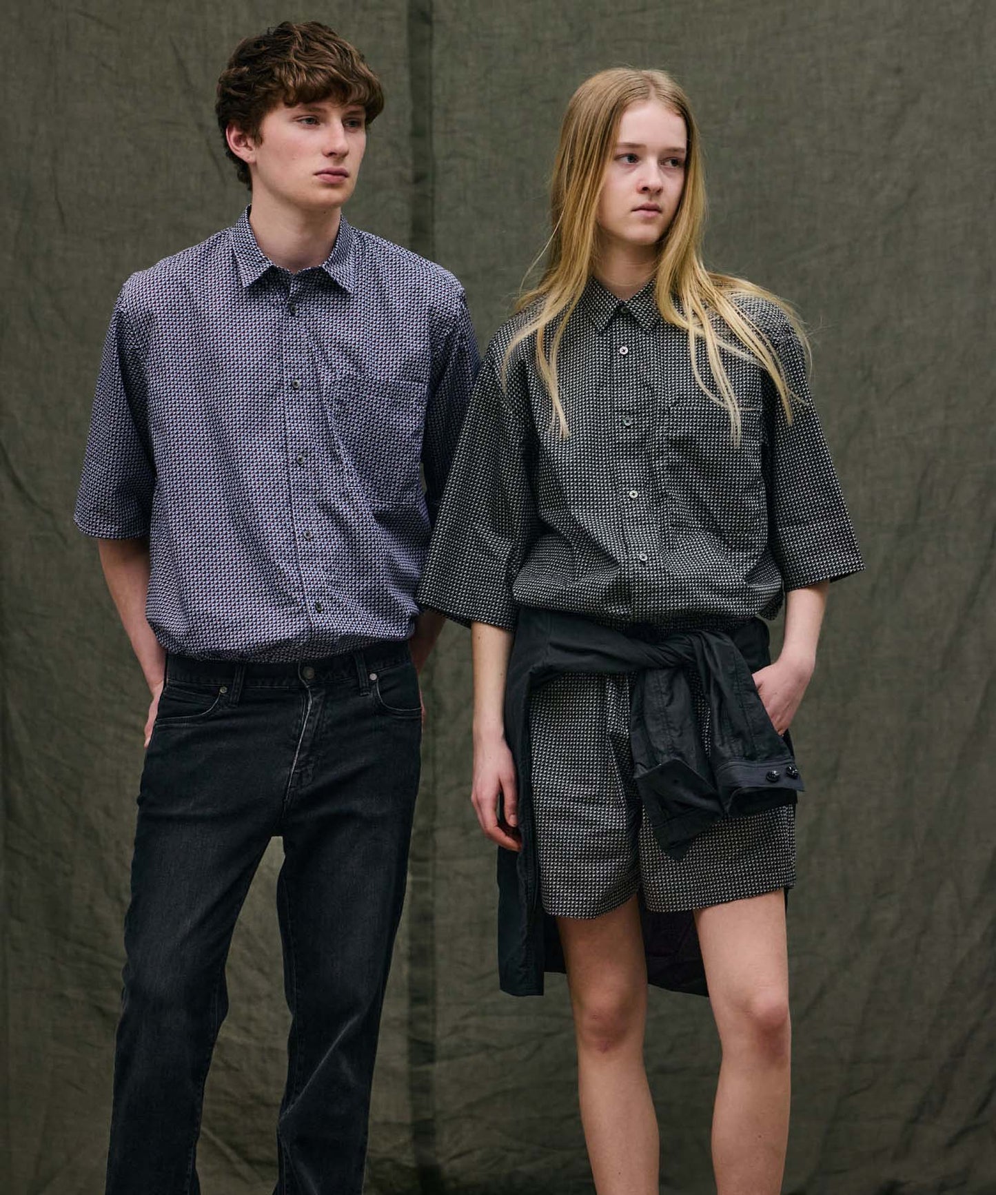 Dot pattern Utility Shirt