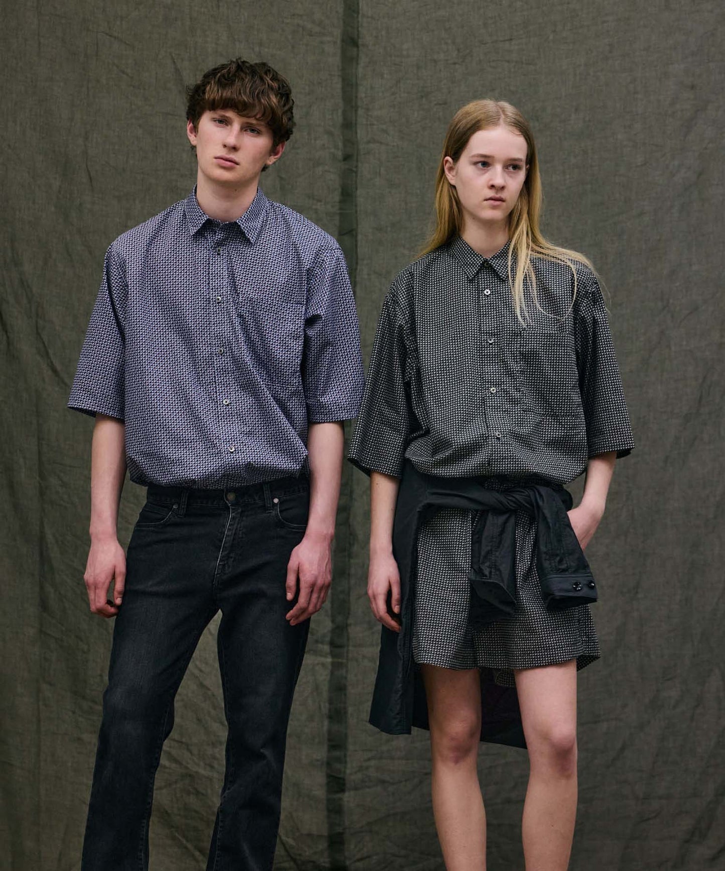 Dot pattern Utility Shirt