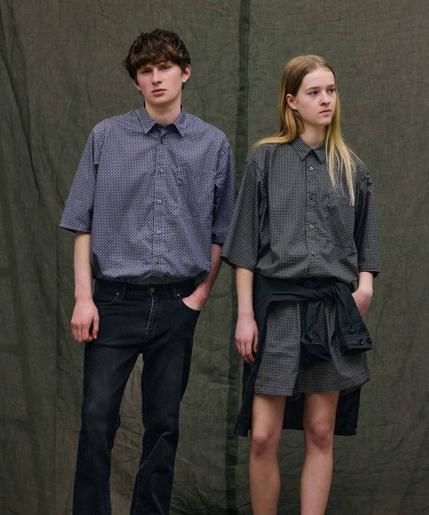 Dot pattern Utility Shirt