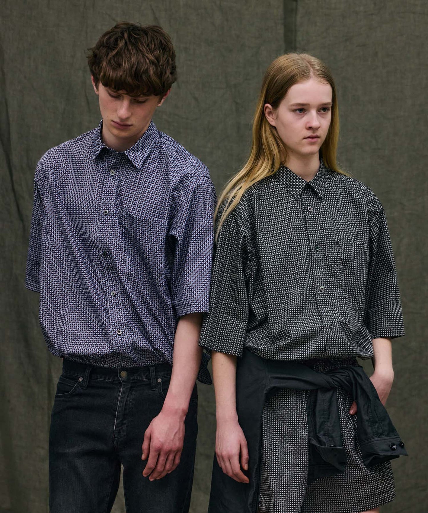 Dot pattern Utility Shirt