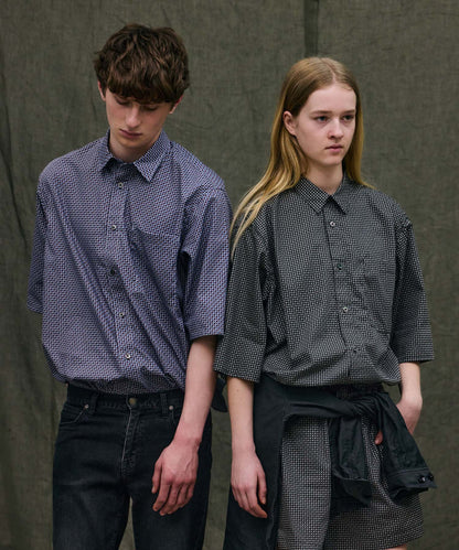 Dot pattern Utility Shirt