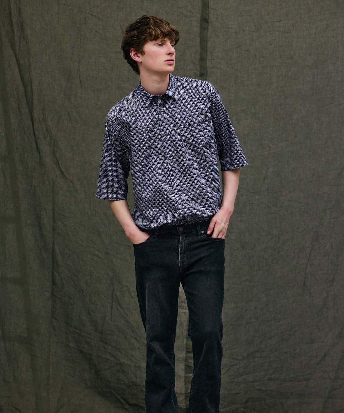 Dot pattern Utility Shirt