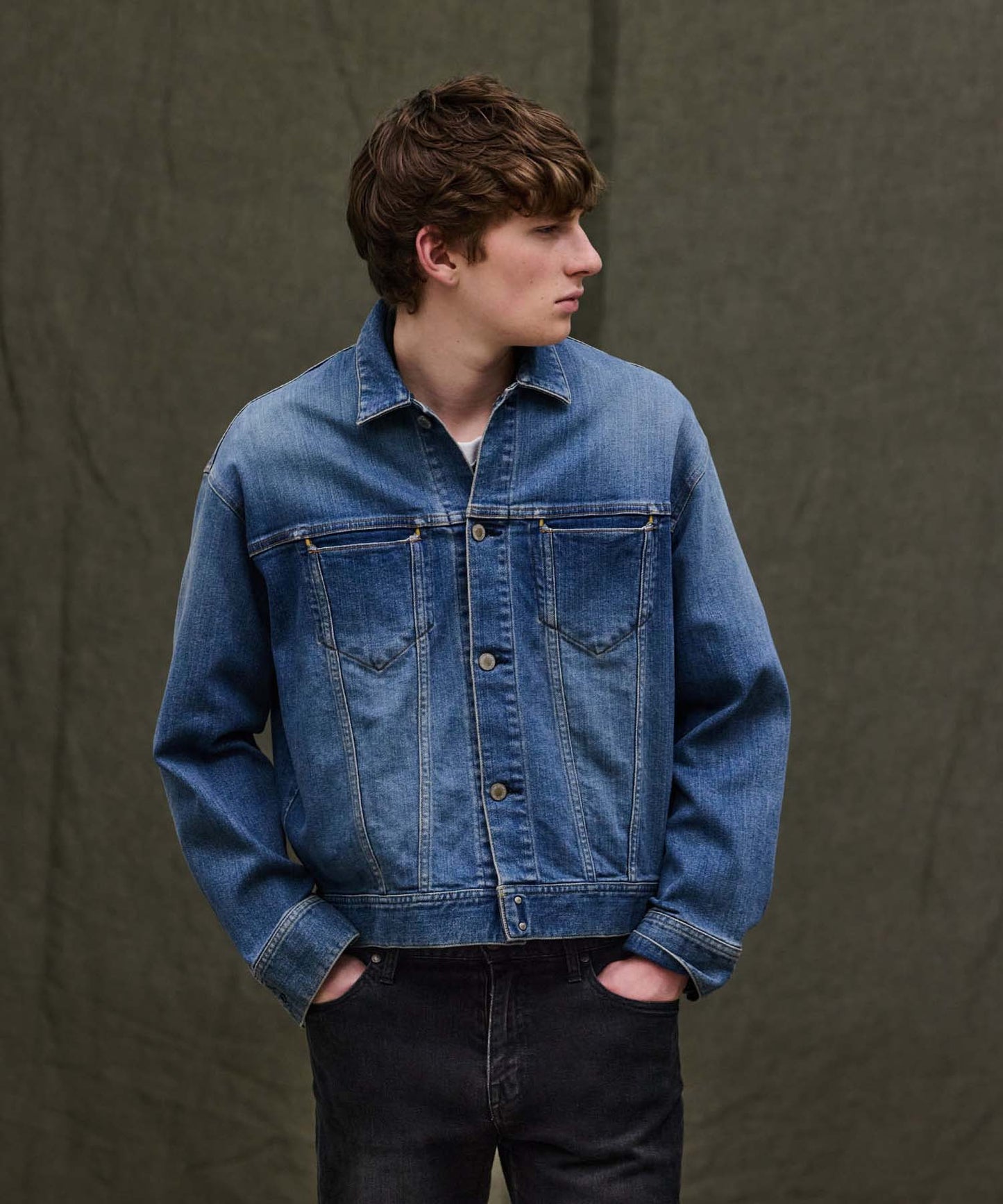 E Denim Wide 3rd Type Jacket