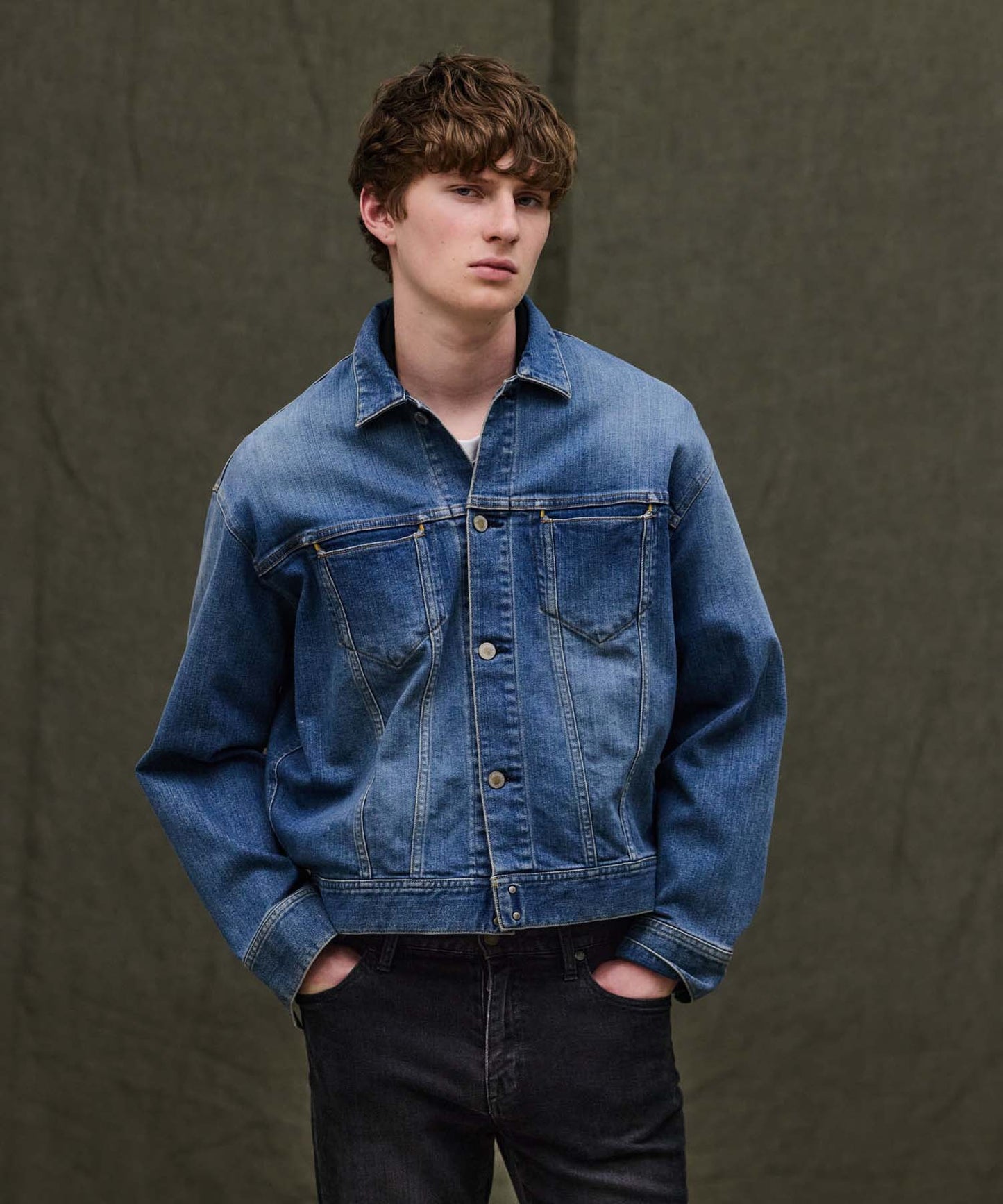 E Denim Wide 3rd Type Jacket