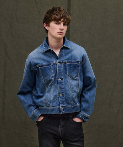 E Denim Wide 3rd Type Jacket