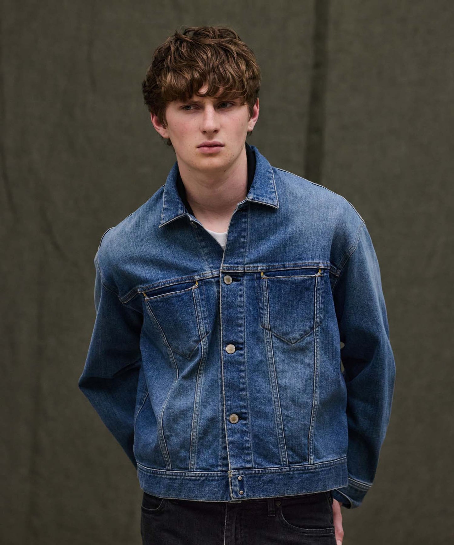 E Denim Wide 3rd Type Jacket