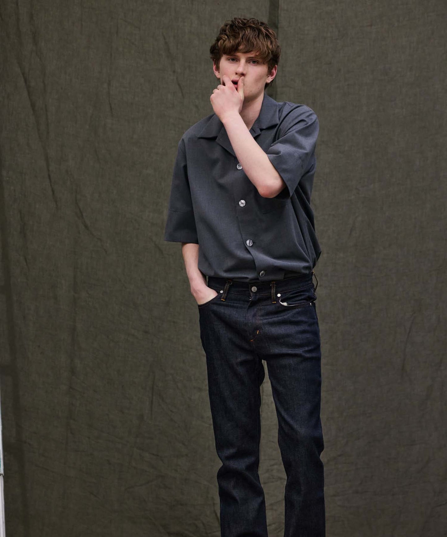 Rigid Denim Straight ”Charles”