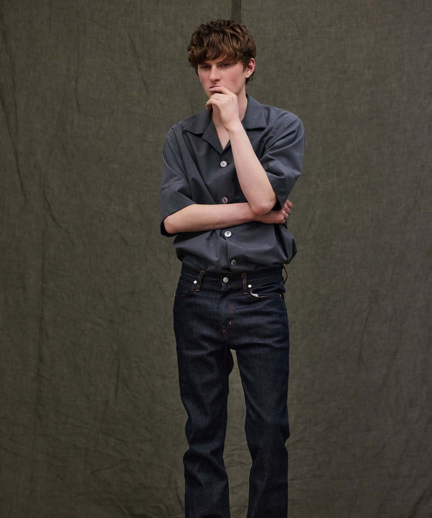 Rigid Denim Straight ”Charles”