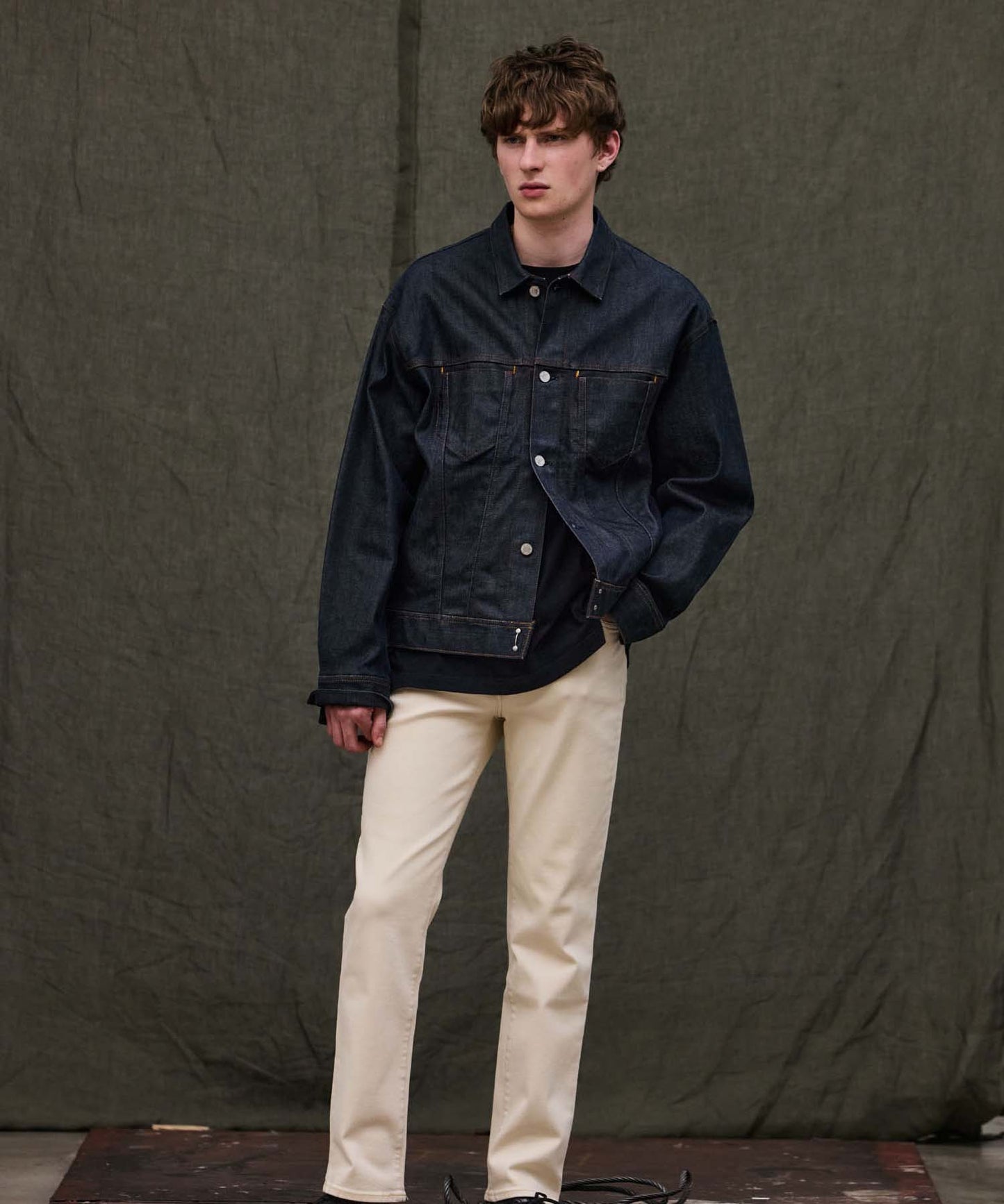 Rigid Denim Wide 3rd Type Jacket