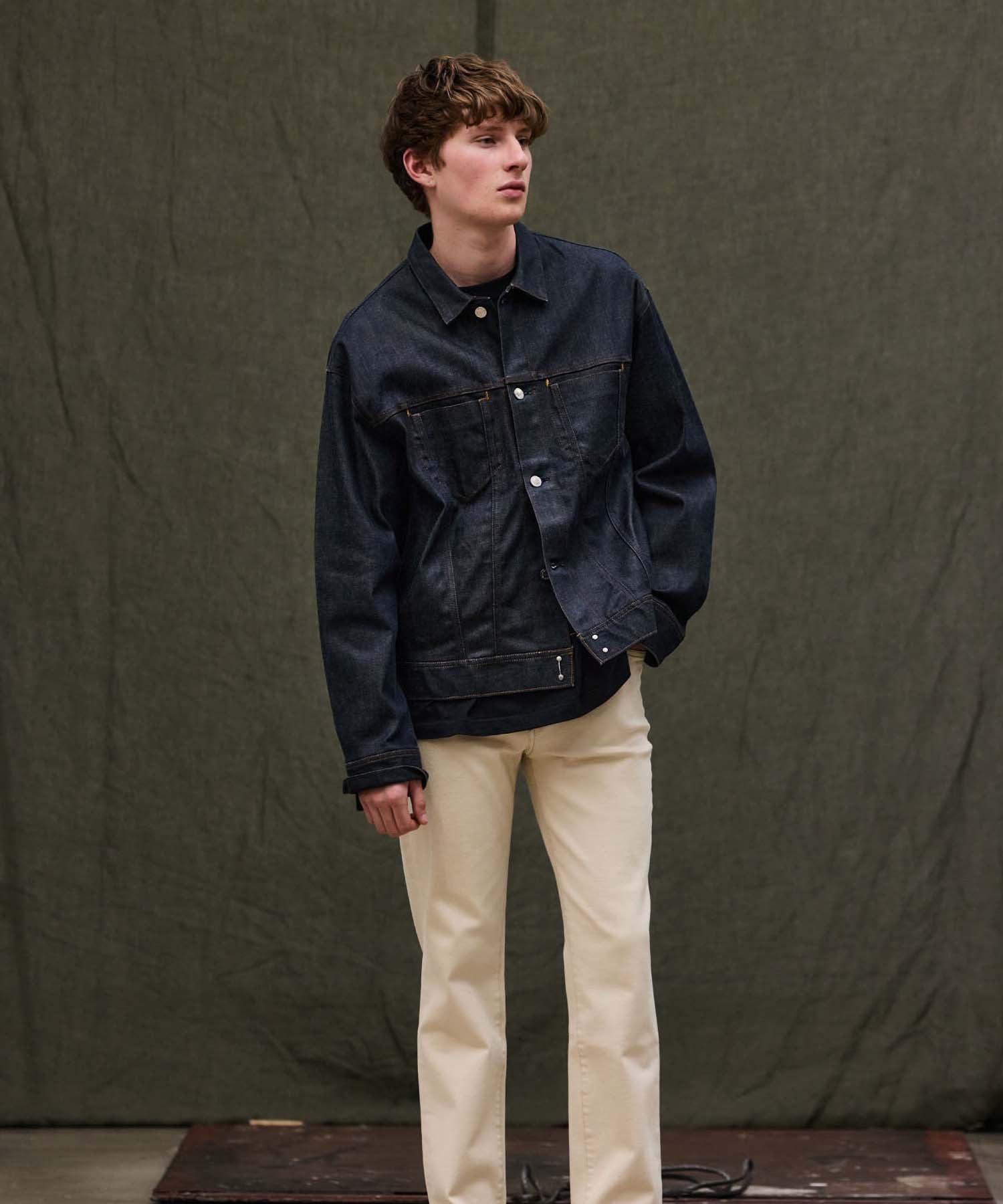 Rigid Denim Wide 3rd Type Jacket – FACTOTUM
