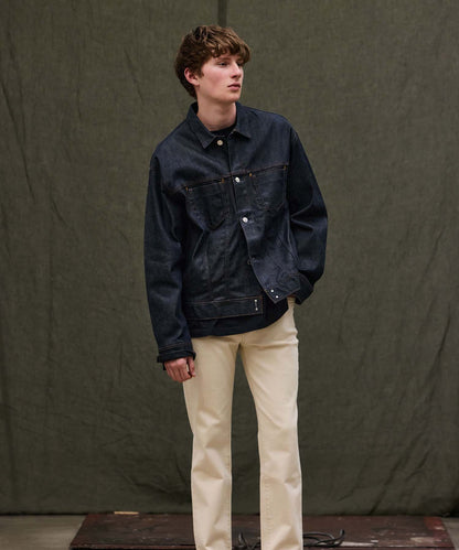 Rigid Denim Wide 3rd Type Jacket