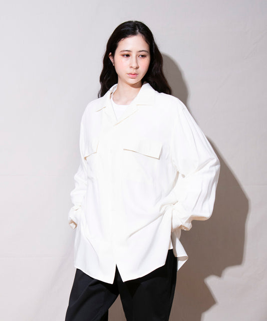 Poplin Square Hem Shirt