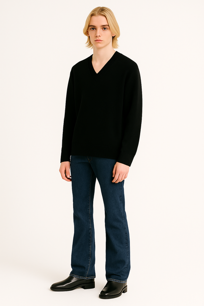 ＜予約: 12月上旬納品予定＞5G Seed Stitch V Knit