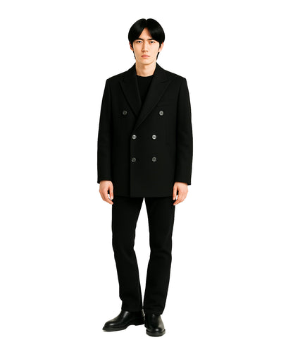 ＜予約: 11月下旬納品予定＞SUPER110`s Melton W Coat