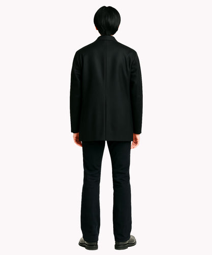 ＜予約: 11月下旬納品予定＞SUPER110`s Melton W Coat