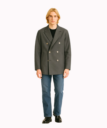 ＜予約: 11月下旬納品予定＞SUPER110`s Melton W Coat