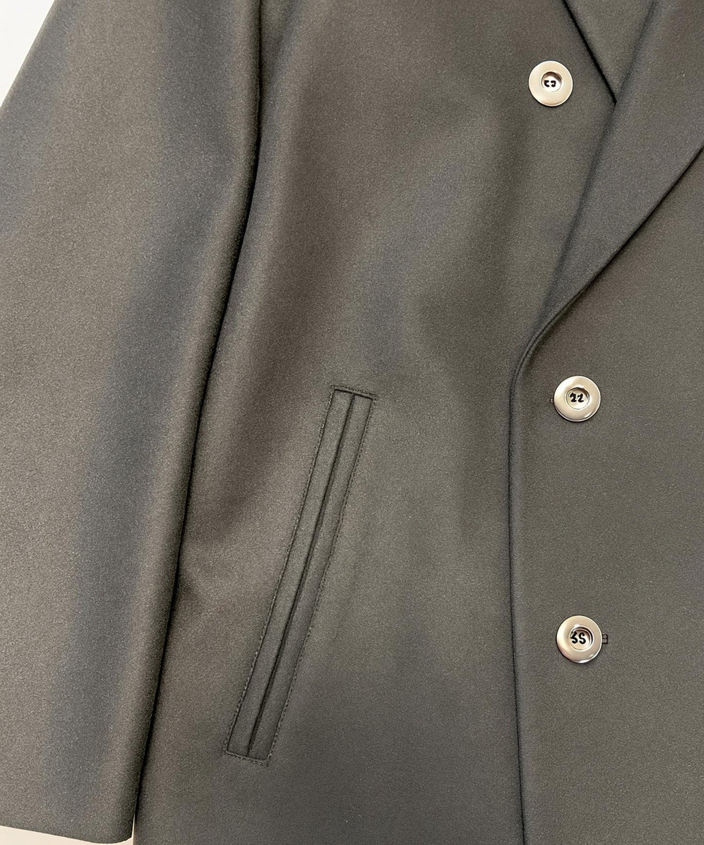 ＜予約: 11月下旬納品予定＞SUPER110`s Melton W Coat