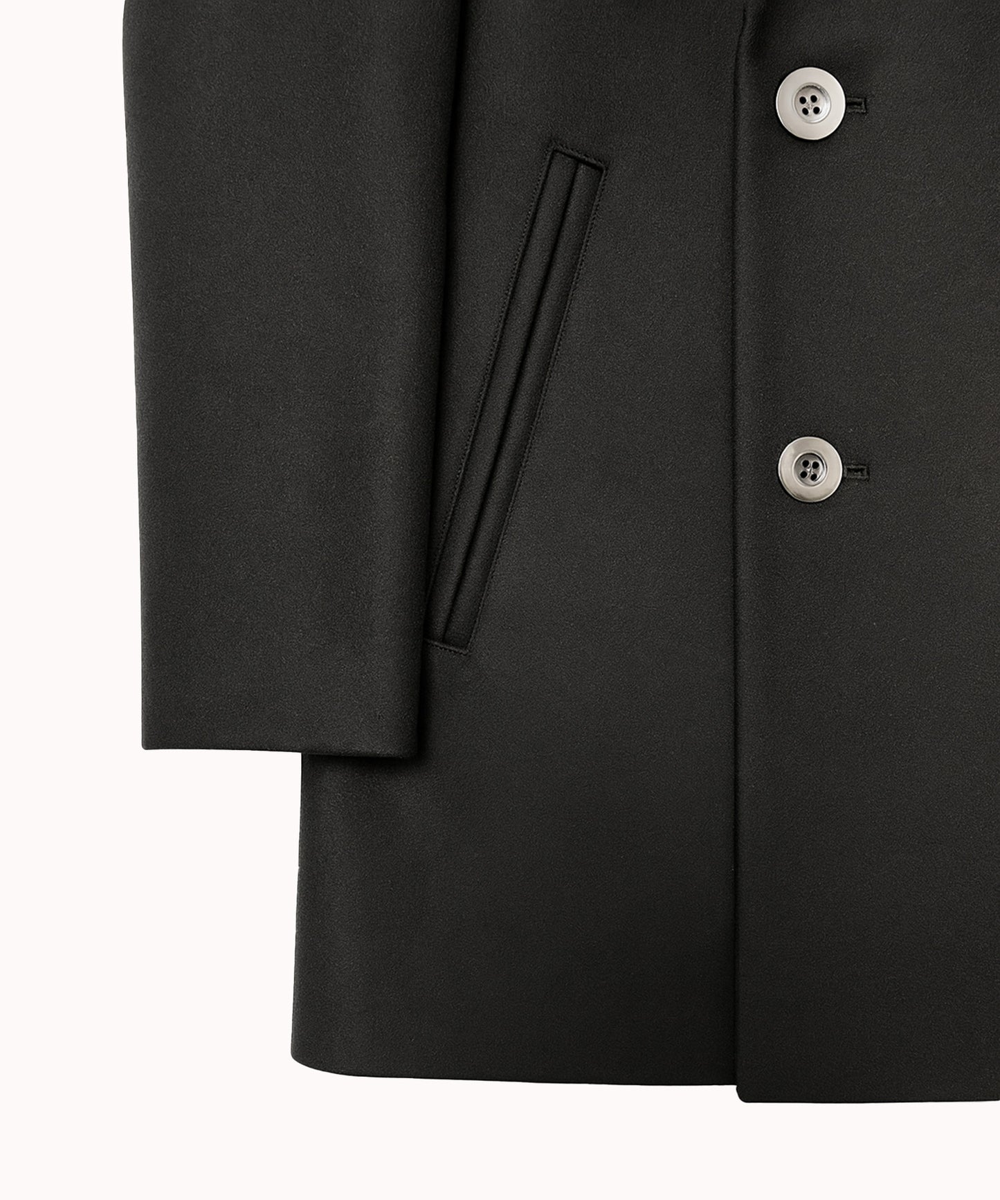 ＜予約: 11月下旬納品予定＞SUPER110`s Melton W Coat