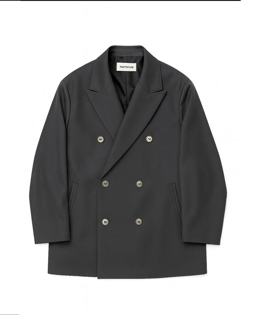 ＜予約: 11月下旬納品予定＞SUPER110`s Melton W Coat