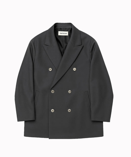 ＜予約: 11月下旬納品予定＞SUPER110`s Melton W Coat